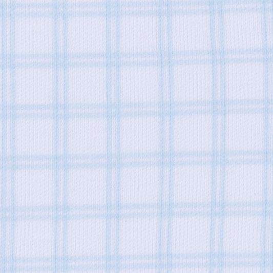 Peek-A-Boo Wishes Light Blue Zipper Footie