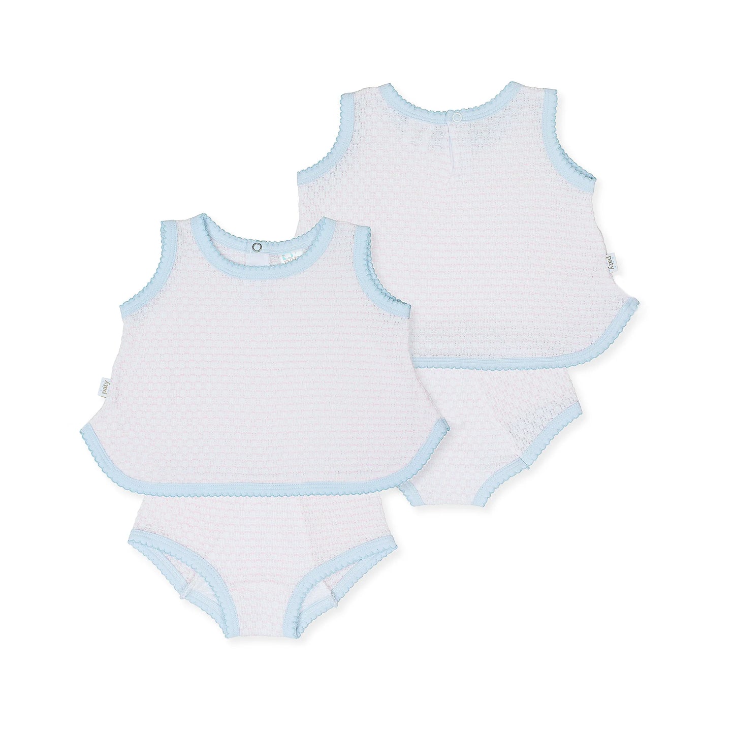 2 PC Sleeveless Diaper Set