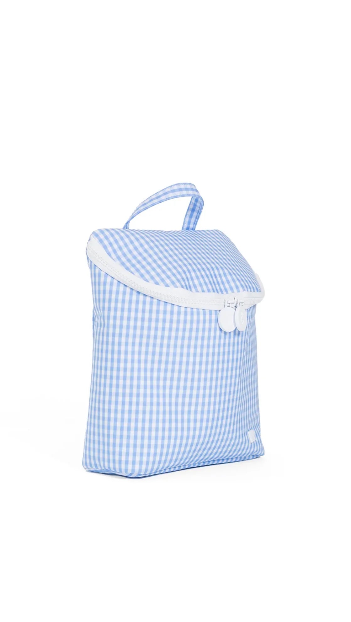TAKE AWAY INSULATED LUNCH BAG - GINGHAM SKY