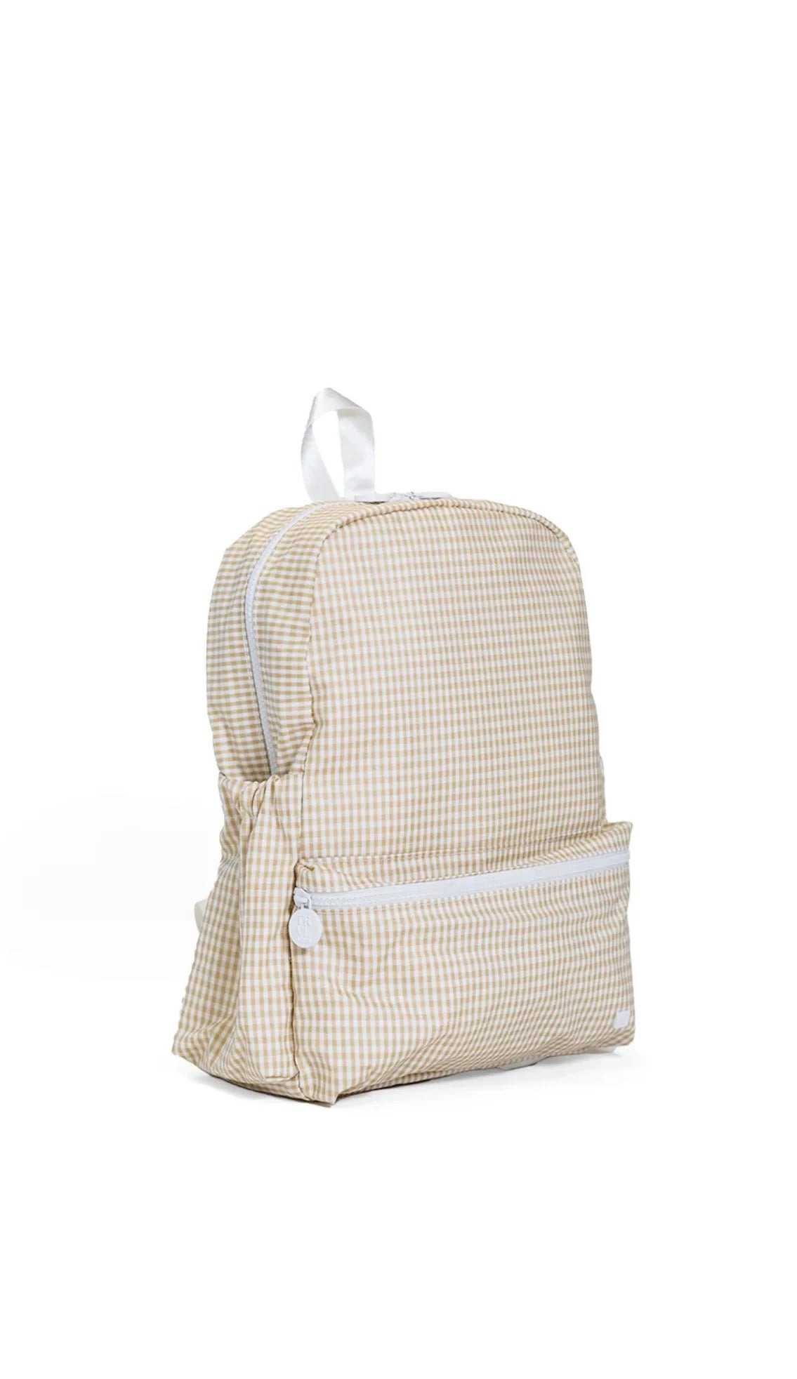 TAN GINGHAM BACKPACKER