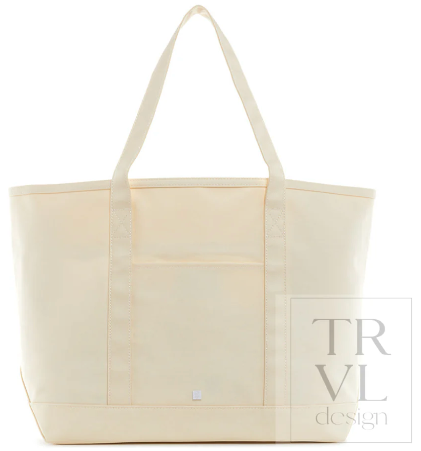 TRVL MAXI TOTE LARGE NATURAL COATED CANVAS