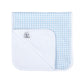 Mini Checks Blue Burp Cloth