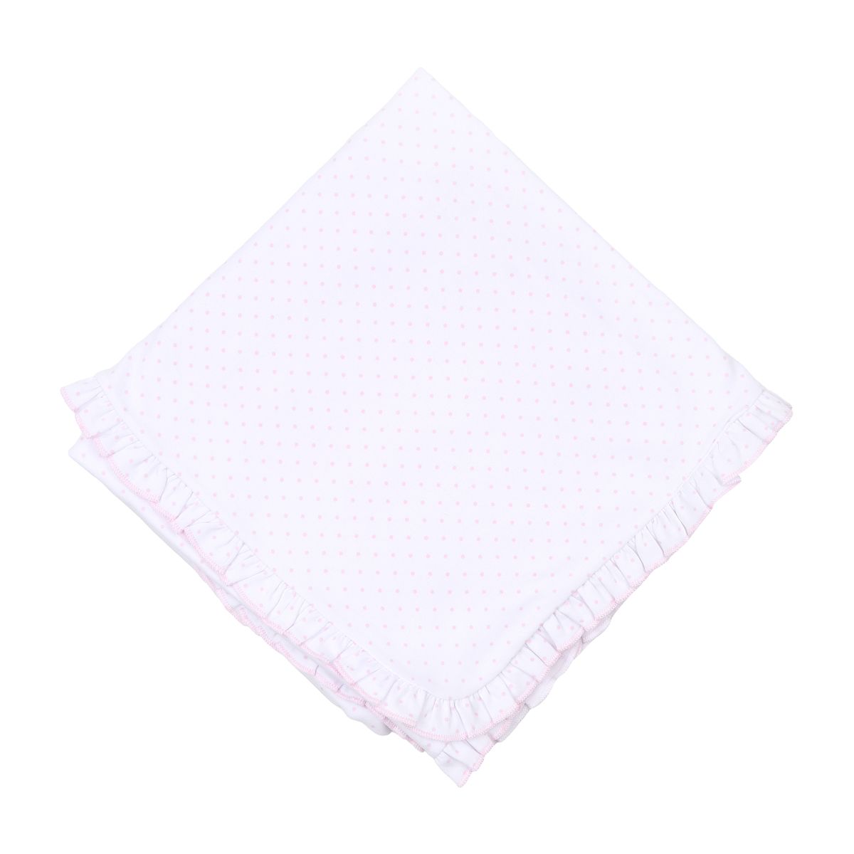 Mini Dots Ruffle Blanket