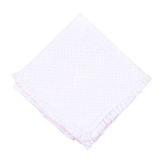 Mini Dots Ruffle Blanket