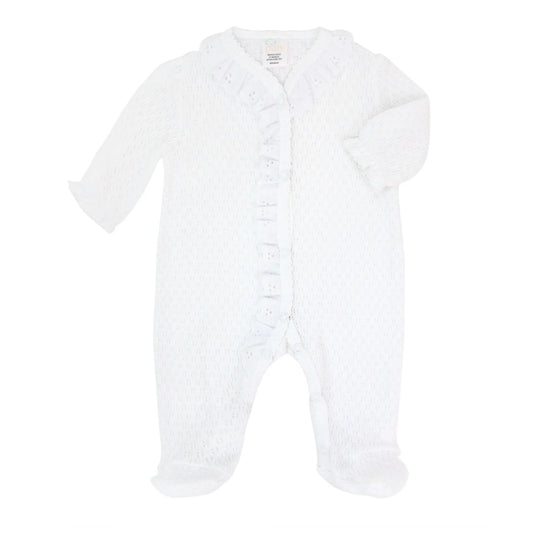 Paty Knit Eyelet Footie