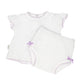 Paty Flutter Sleeve Diaper Set with Bows
