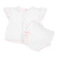 Paty Flutter Sleeve Diaper Set with Bows