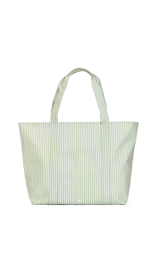 PIMLICO STRIPE SAGE TRVL JUMBO TOTE