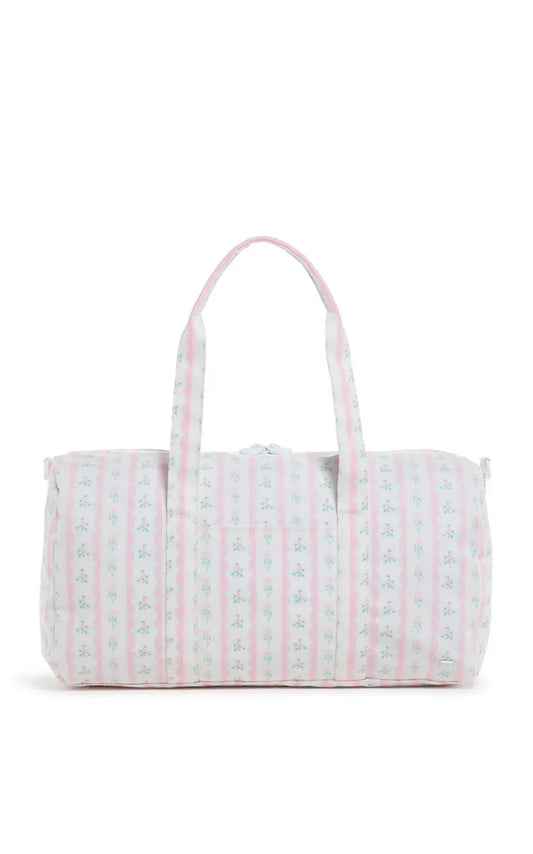 PINK RIBBON FLORAL TRVL WEEKENDER