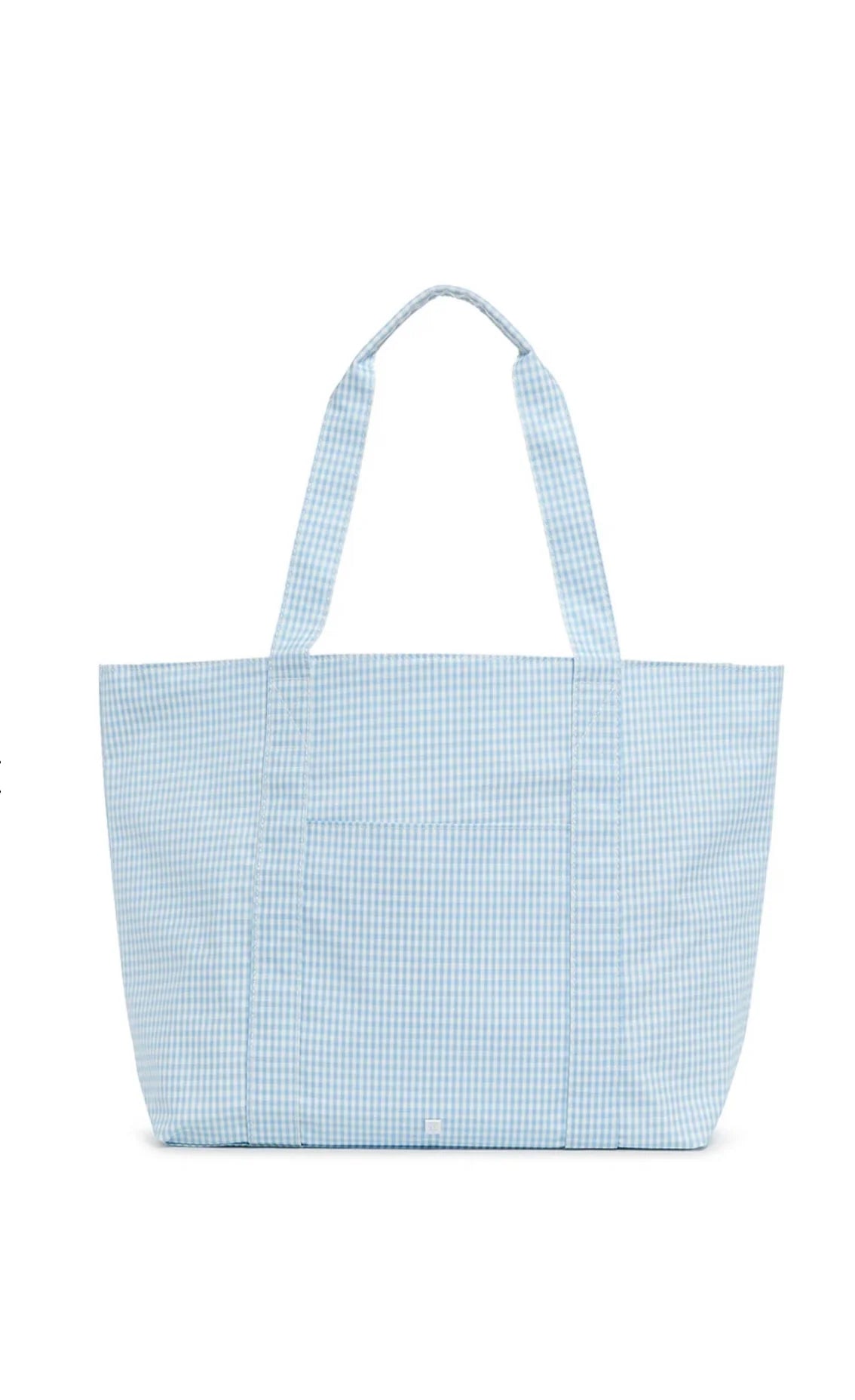 GINGHAM MIST TRVL JUMBO TOTE