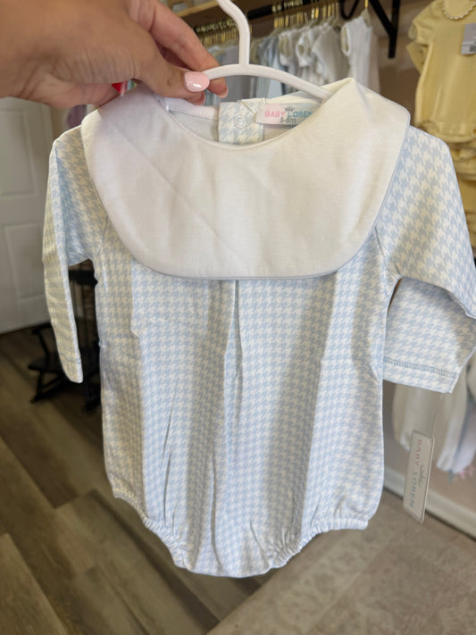 Blue Samuel Pima bib bubble