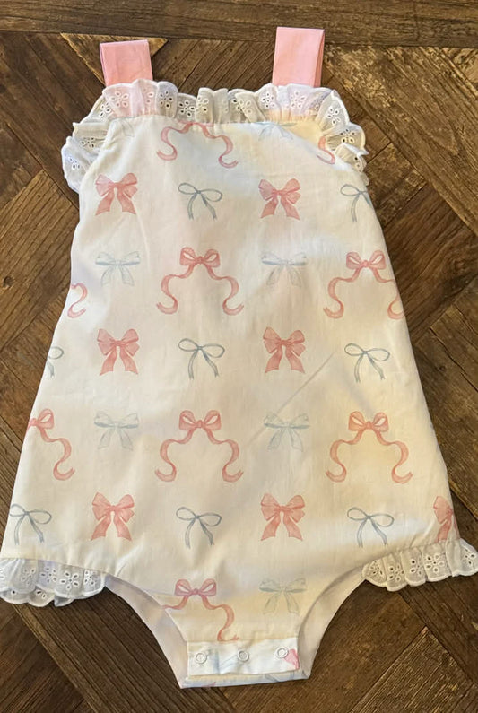 Bow sunsuit- IN STOCK