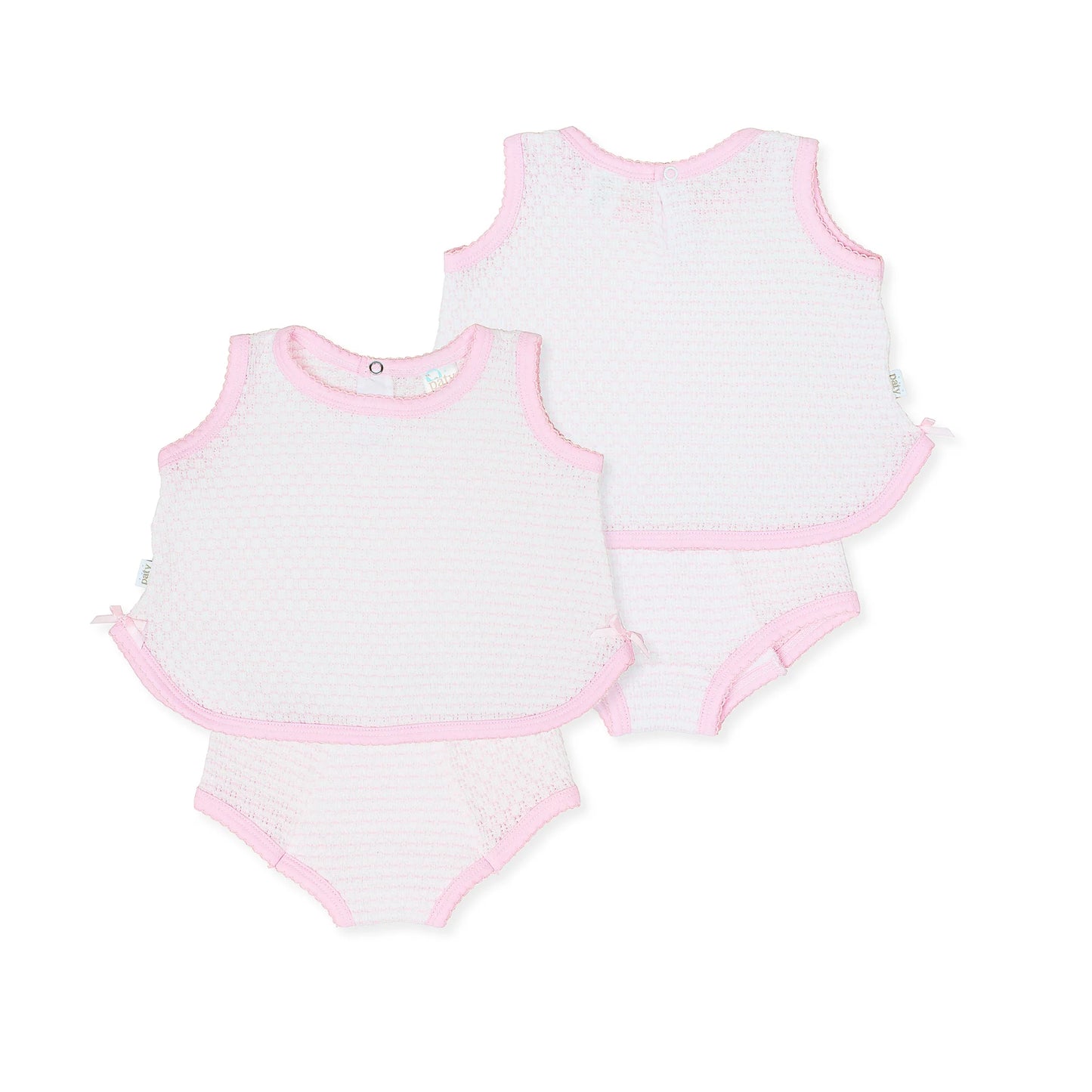 2 PC Sleeveless Diaper Set