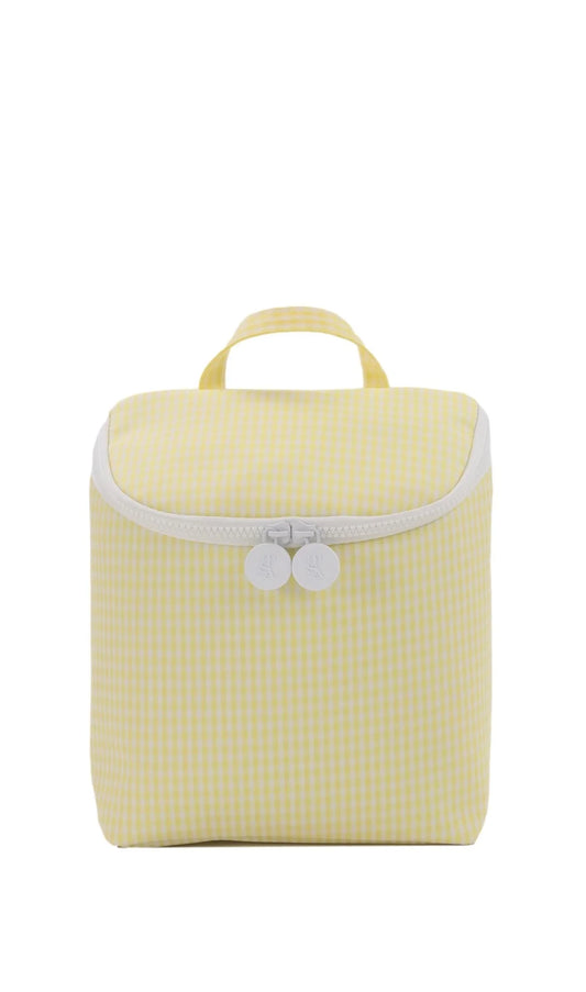 TAKE AWAY INSULATED LUNCH BAG - GINGHAM BUTTERCUP