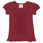 Girl's Short Sleeve Ruffle Tee - Basic Colors