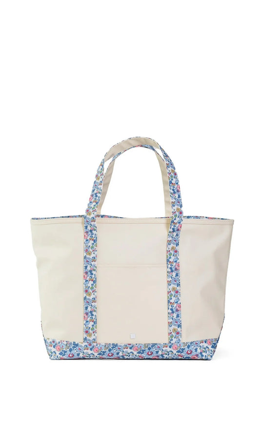 TRVL MAXI TOTE NATURAL WITH BRIDGEHAMPTON TRIM