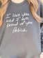 Hand Writing Embroidery