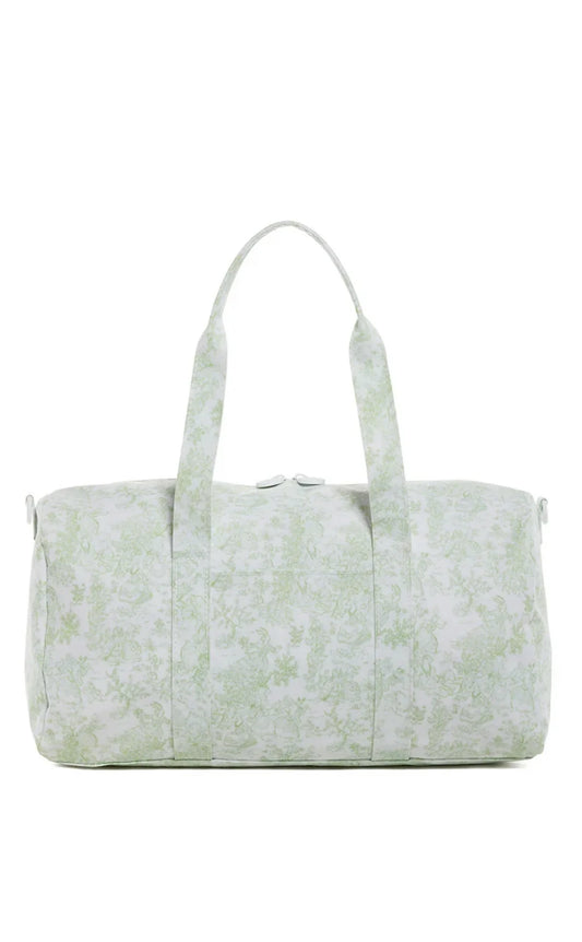 GREEN BUNNY TOILE TRVL WEEKENDER