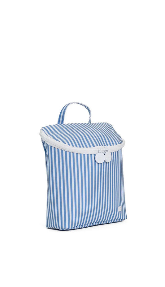 TAKE AWAY INSULATED LUNCH BAG - PIMLICO STRIPE CHAMBRAY