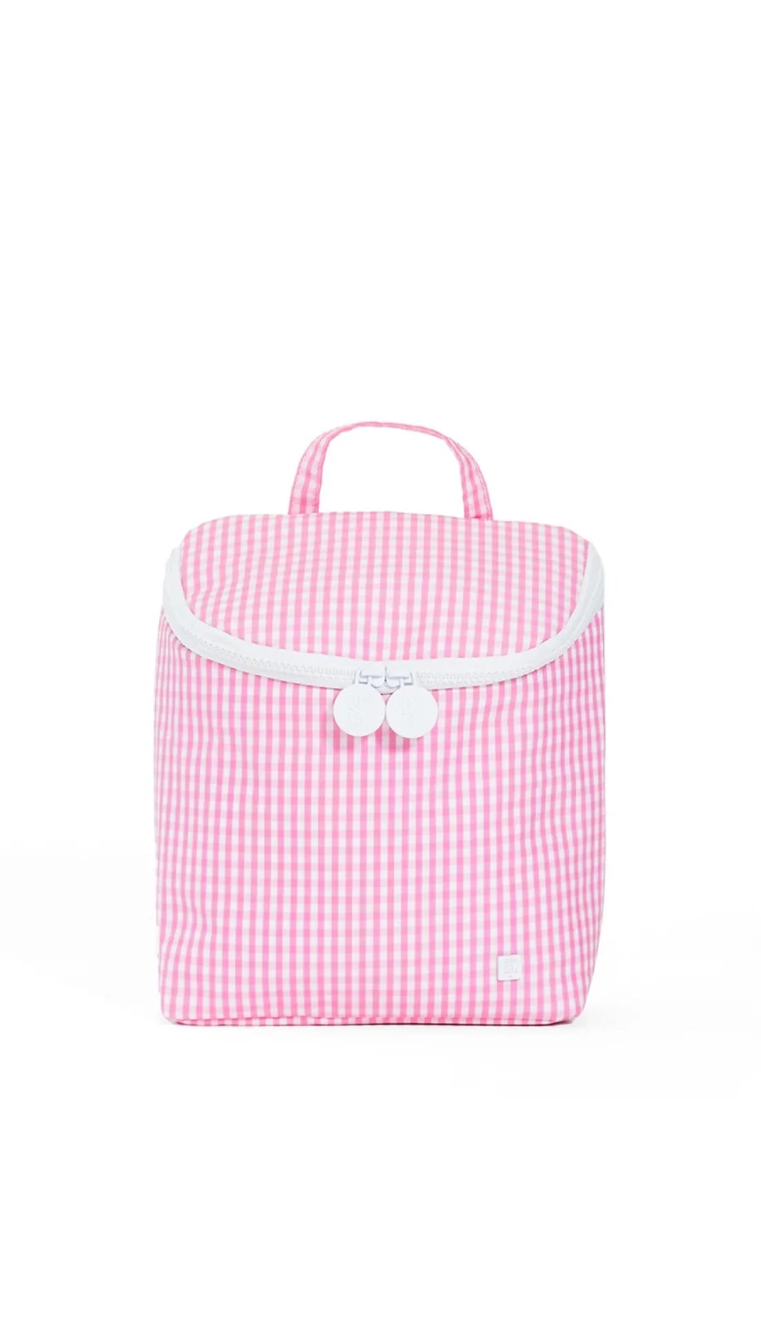 TAKE AWAY INSULATED LUNCH BAG - GINGHAM PINK