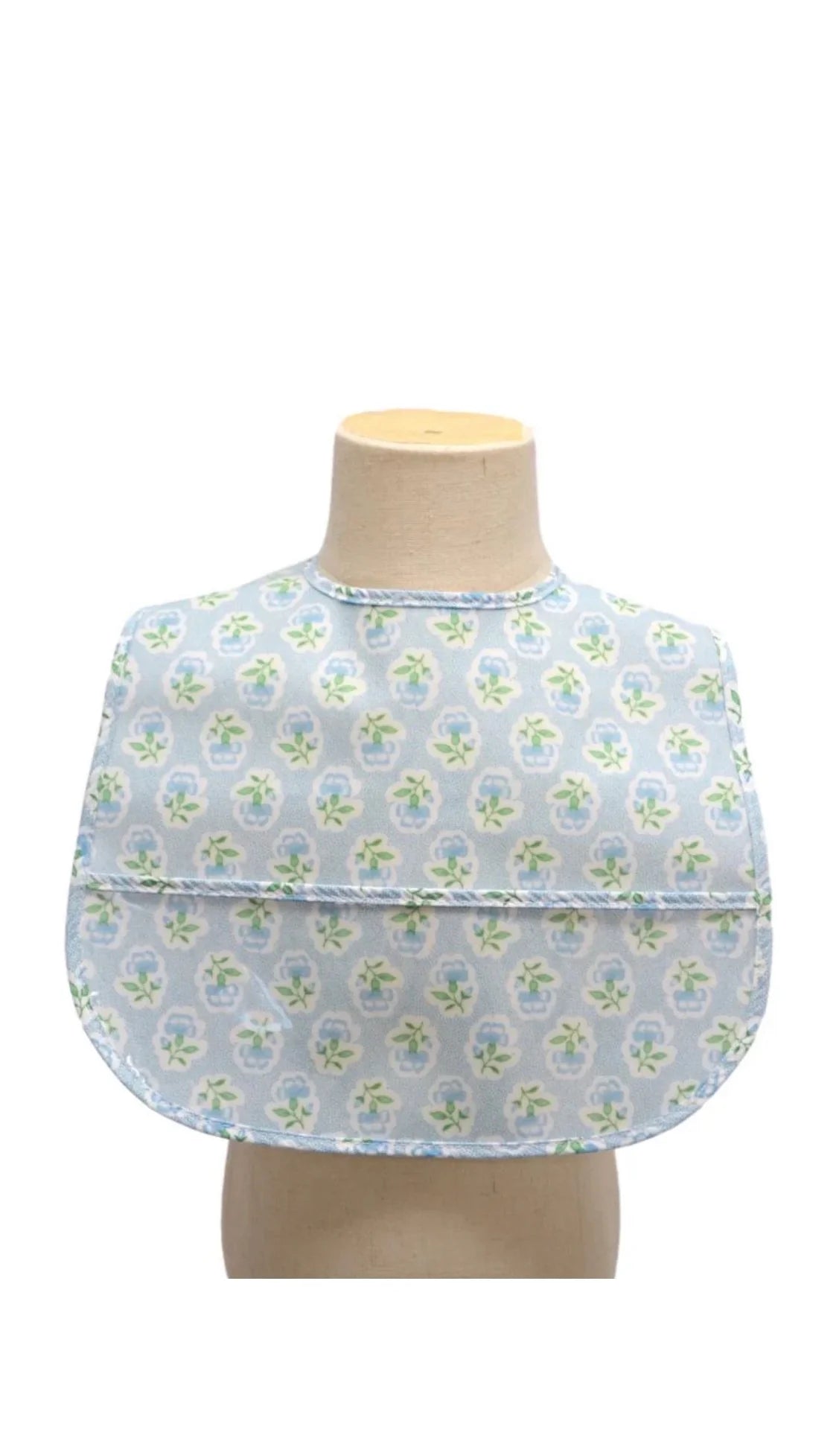 CLEAN UP BIB- PETITE FLEUR BLUE