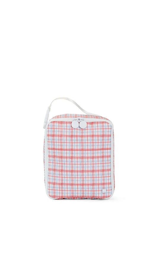 CLASSIC RED PLAID TRVL LUNCH BOX
