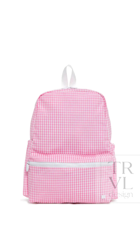 PInk GINGHAM BACKPACKER