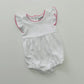 Knit Flutter Sleeve Bubble with Picot Trim- IN STOCK