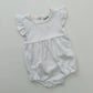Knit Flutter Sleeve Bubble with Picot Trim- IN STOCK