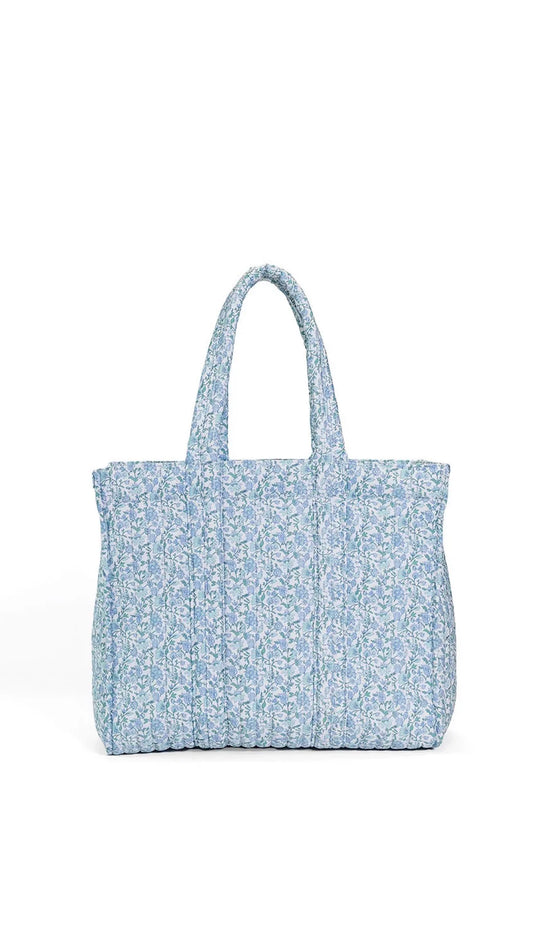 QUILTED GO GO TOTE - HAMPTONS FLORAL
