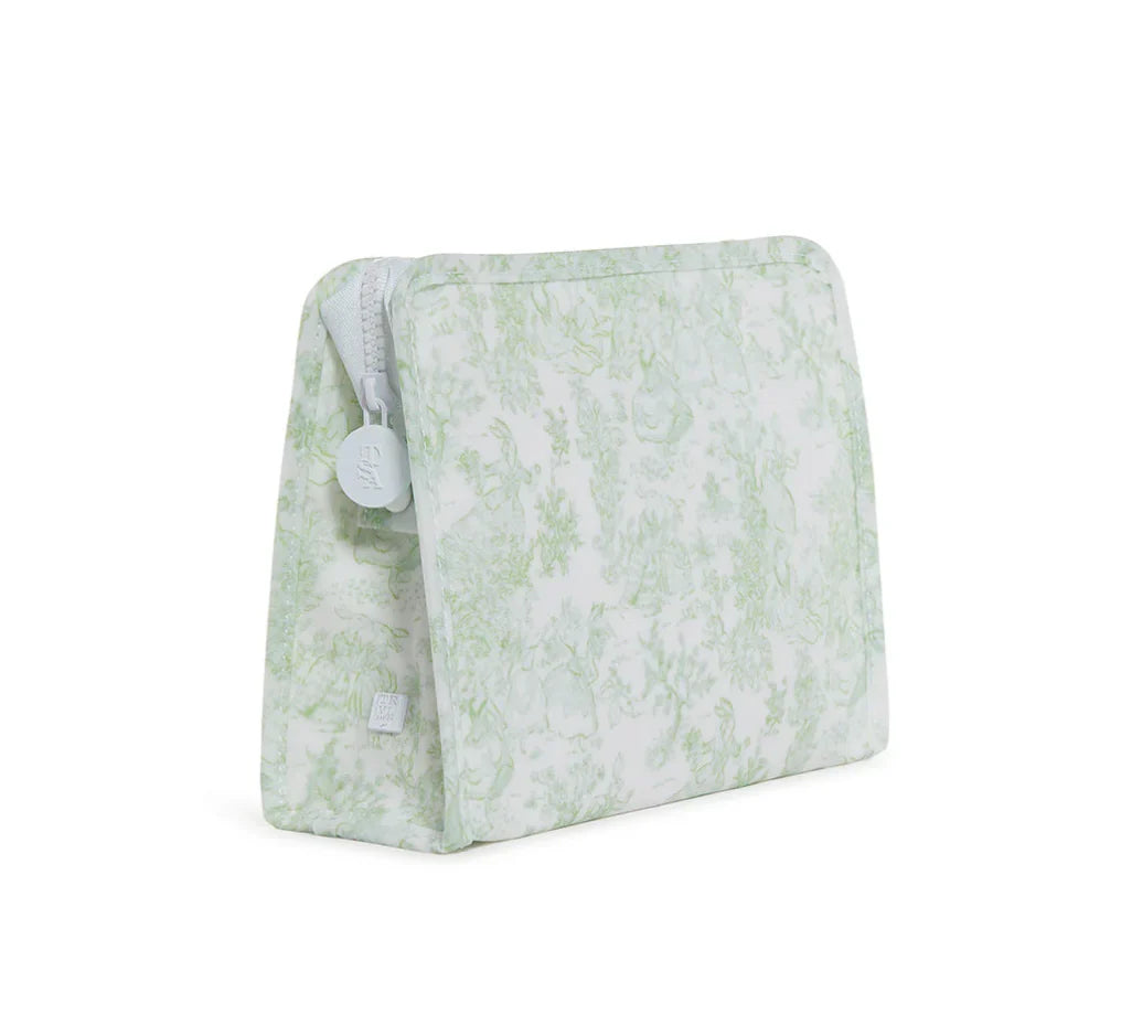 TRVL BUNNY TOILE GREEN ROADIE