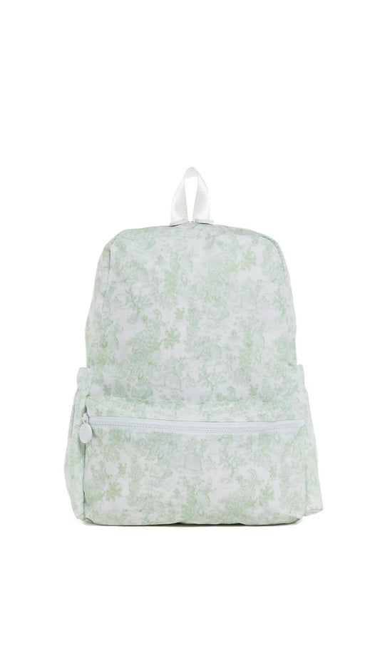 GREEN BUNNY TOILE BACKPACKER