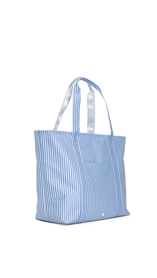 CHAMBRAY PIMLICO STRIPE TRVL JUMBO TOTE