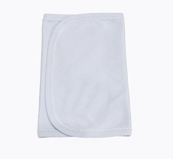 Picot Trim Burp Cloth- IN STOCK