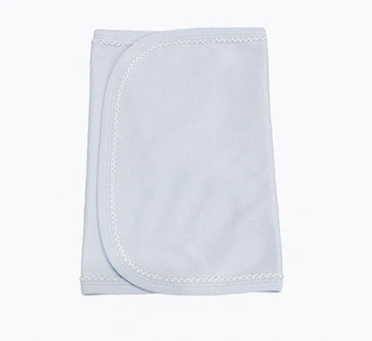 Picot Trim Burp Cloth- IN STOCK