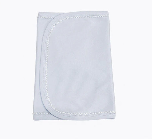 Picot Trim Burp Cloth- IN STOCK