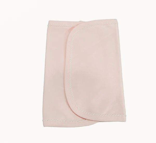 Picot Trim Burp Cloth- IN STOCK