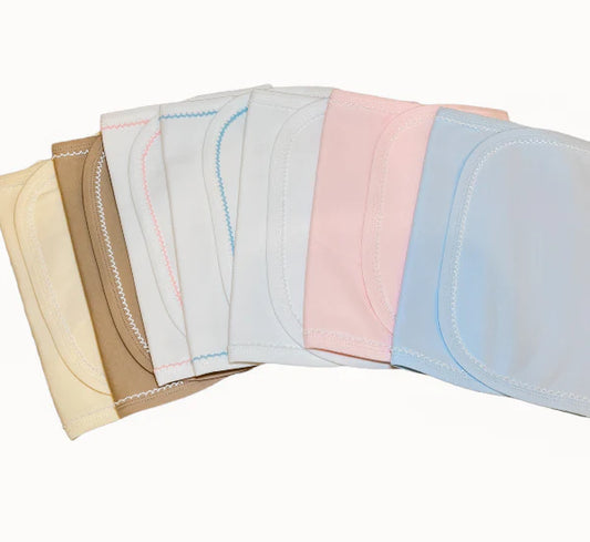 Picot Trim Burp Cloth- IN STOCK