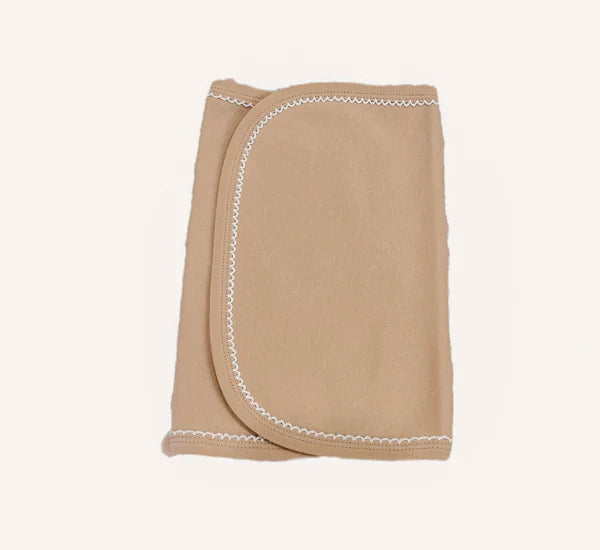 Picot Trim Burp Cloth- IN STOCK