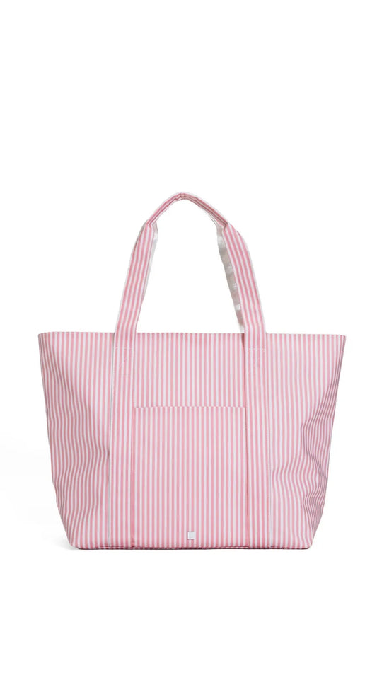 PIMLICO STRIPE DUSTY ROSE TRVL JUMBO TOTE