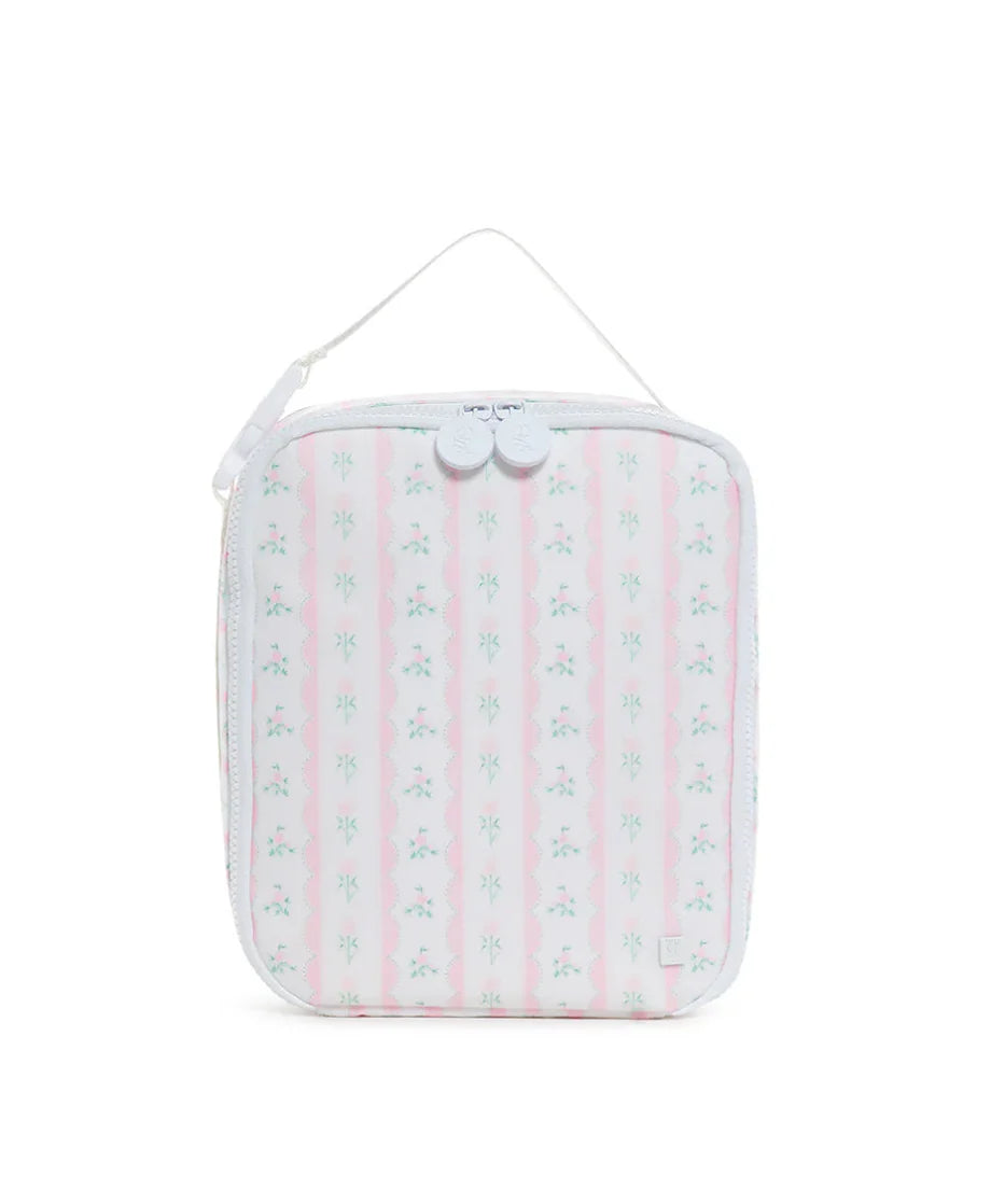 Pink Ribbon Floral Lunch Box