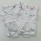 Knit Flutter Sleeve Bubble with Picot Trim- IN STOCK