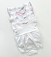 Knit Flutter Sleeve Bubble with Picot Trim- IN STOCK