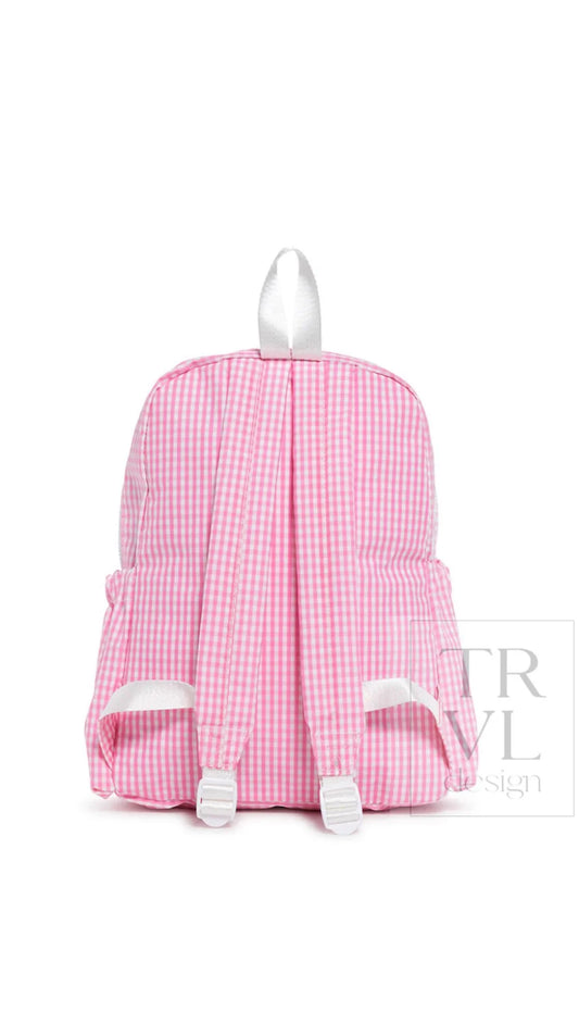 PInk GINGHAM BACKPACKER