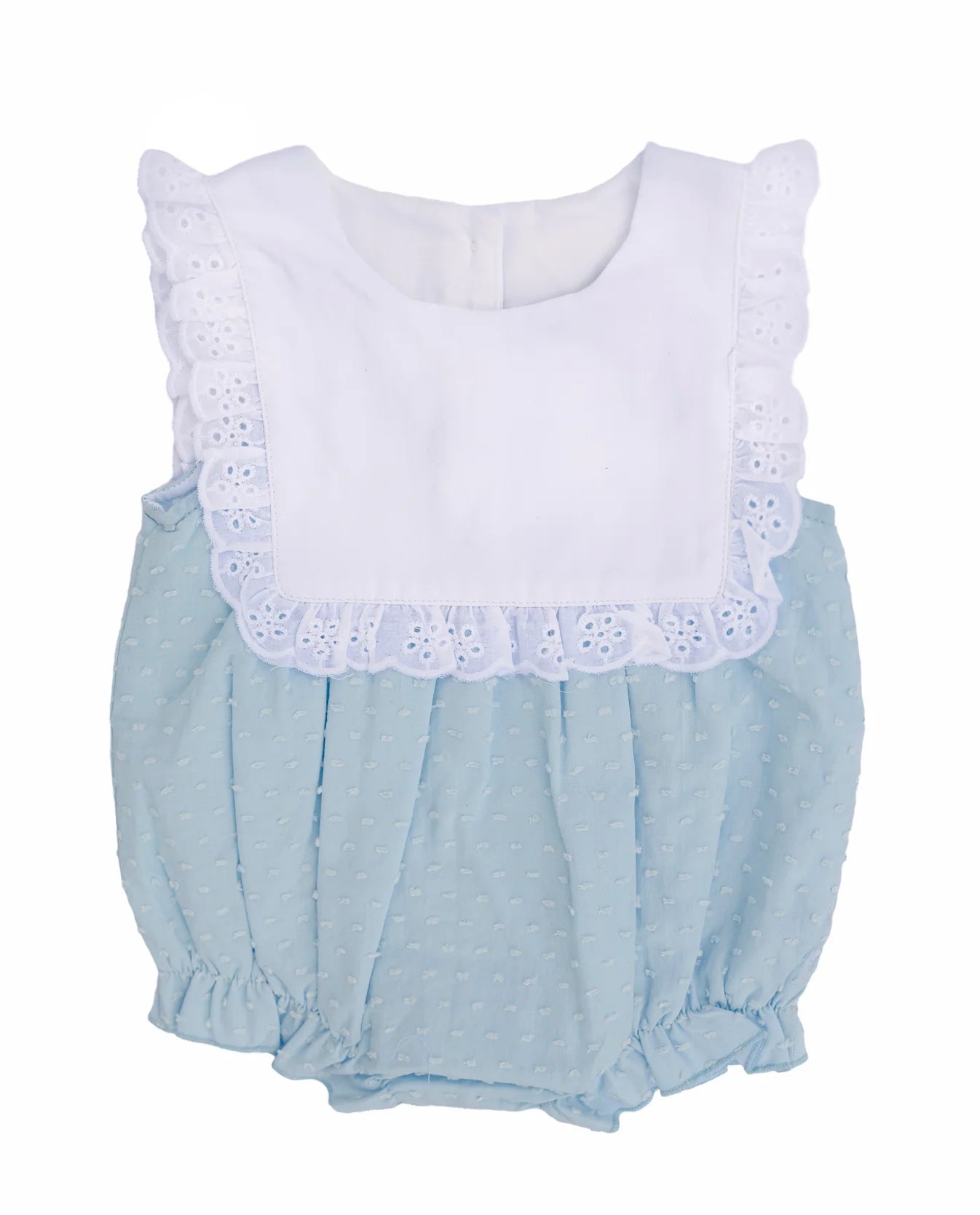 Blue Swiss Dot Bubble/ Dress- IN STOCK