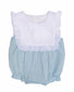 Blue Swiss Dot Bubble/ Dress- IN STOCK