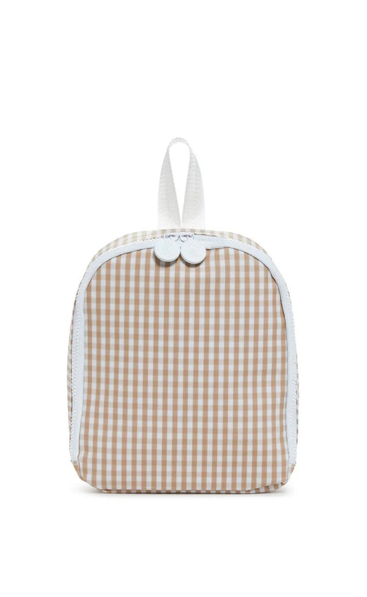 BRING IT Lunch Bag - TAN GINGHAM