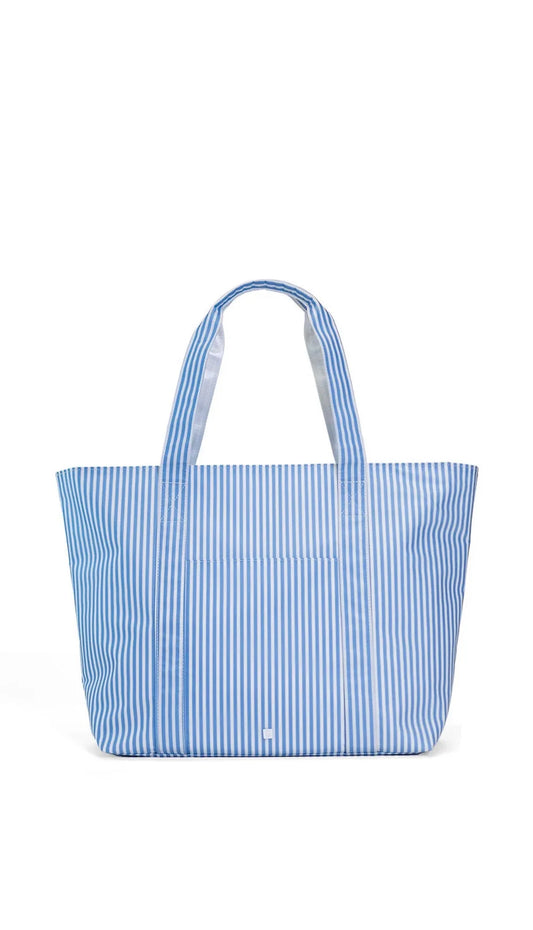 CHAMBRAY PIMLICO STRIPE TRVL JUMBO TOTE