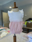 Pink Swiss Dot Bubble/ Dress- IN STOCK