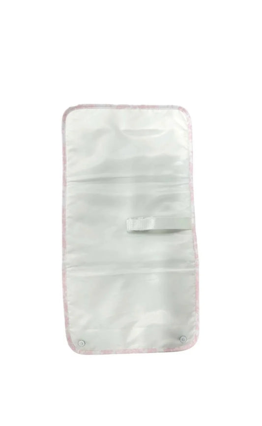 PINK BUNNY TOILE CHANGING PAD
